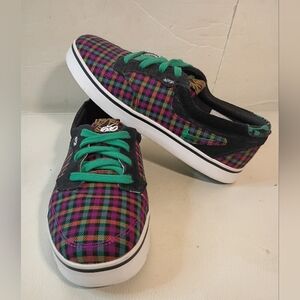 RARE '09 Nike 6.0 Braata LR Plaid Skate Shoe 357814-032 M8/W9.5 Unisex Style